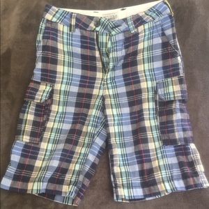 Boys plaid shorts